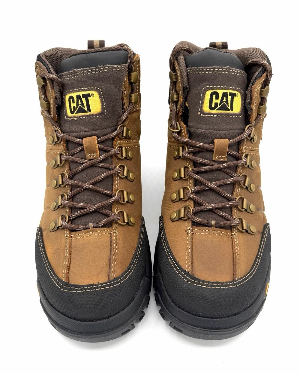 Caterpillar Threshold WP Soft Toe Boots Real Brown P74128 Mens Size 9.5 M NIB